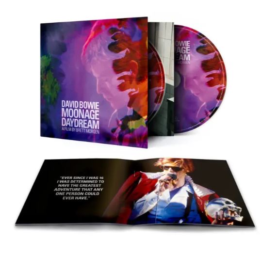David Bowie - Moonage Daydream double CD and booklet.