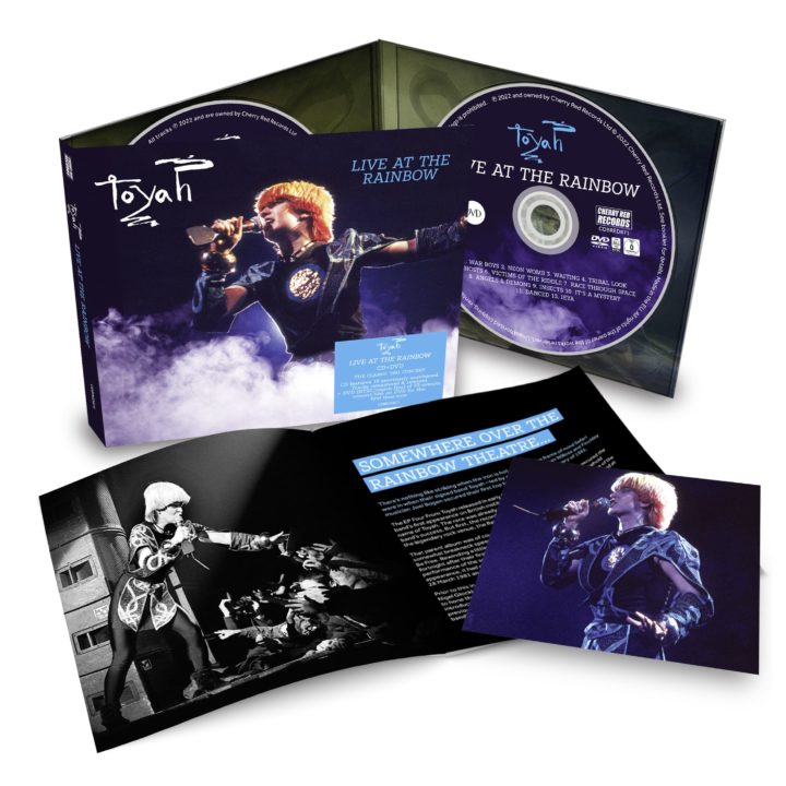 Toyah - Live At The Rainbow CD / DVD and booklet
