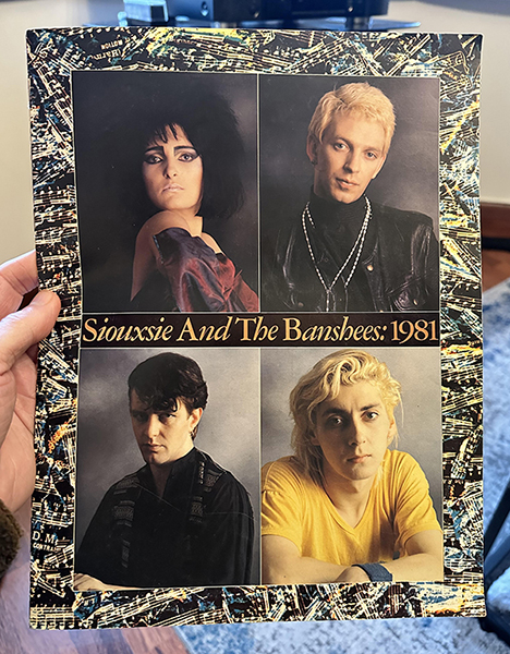 Siouxsie & The Banshees 1981 programme