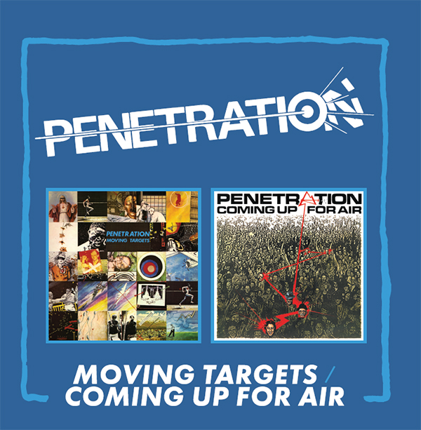 Penetration - Moving Targets / Coming Up For Air 2 CD re-issue cover-art